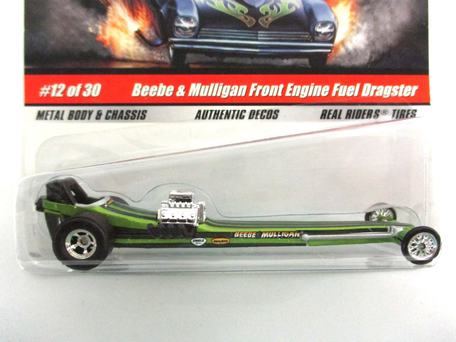 HOT WHEELS – DRAG STRIP DEMONS – BEEBE & MULLIGAN NHRA FRONT ENGINE DRAGSTER