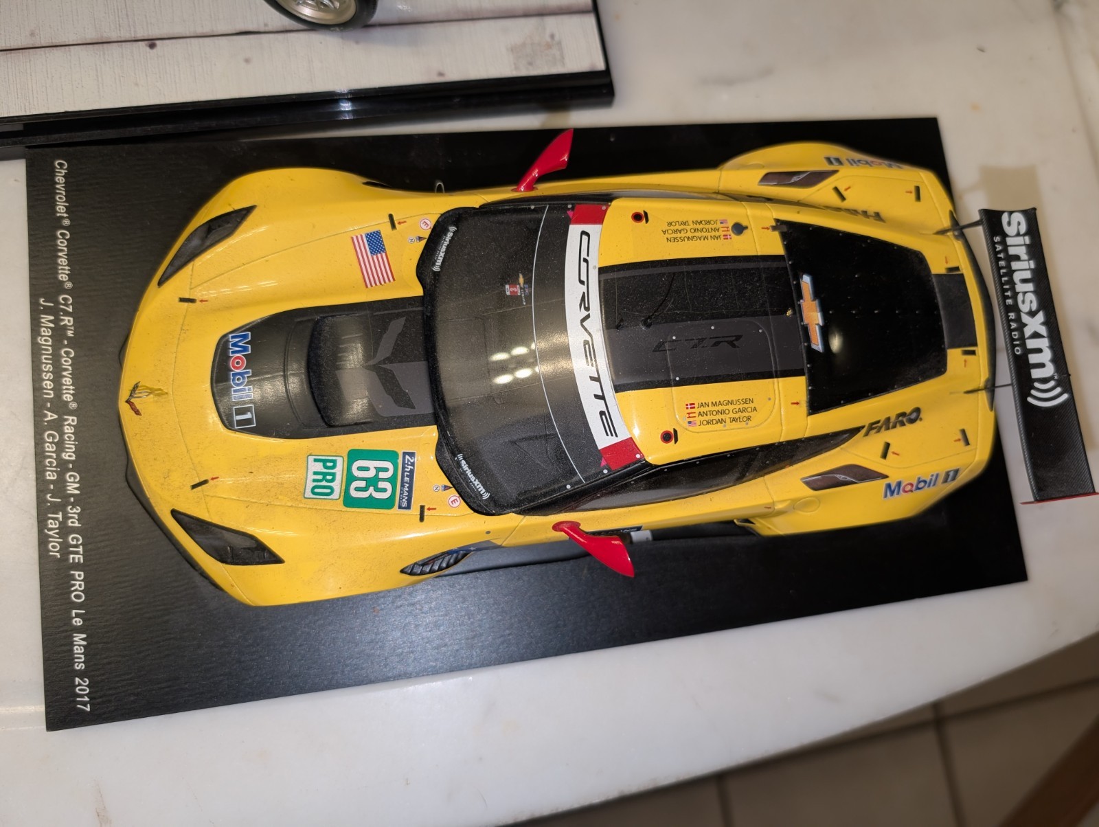 1:18 Original Model by Spark,Chevrolet Corvette C7.R #63 LM2017 Racing -GM- 3rd
