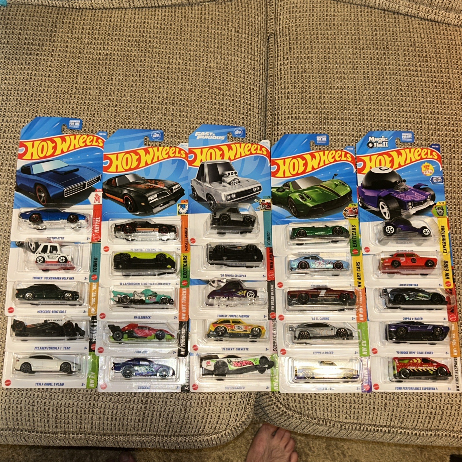 Hotwheels Mainline Lot Mixed Of 25