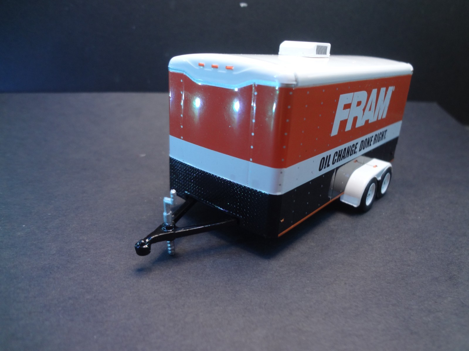 1:64 Scale enclosed car trailer w opening rear FRAM Oil Filters – Loose 1:64