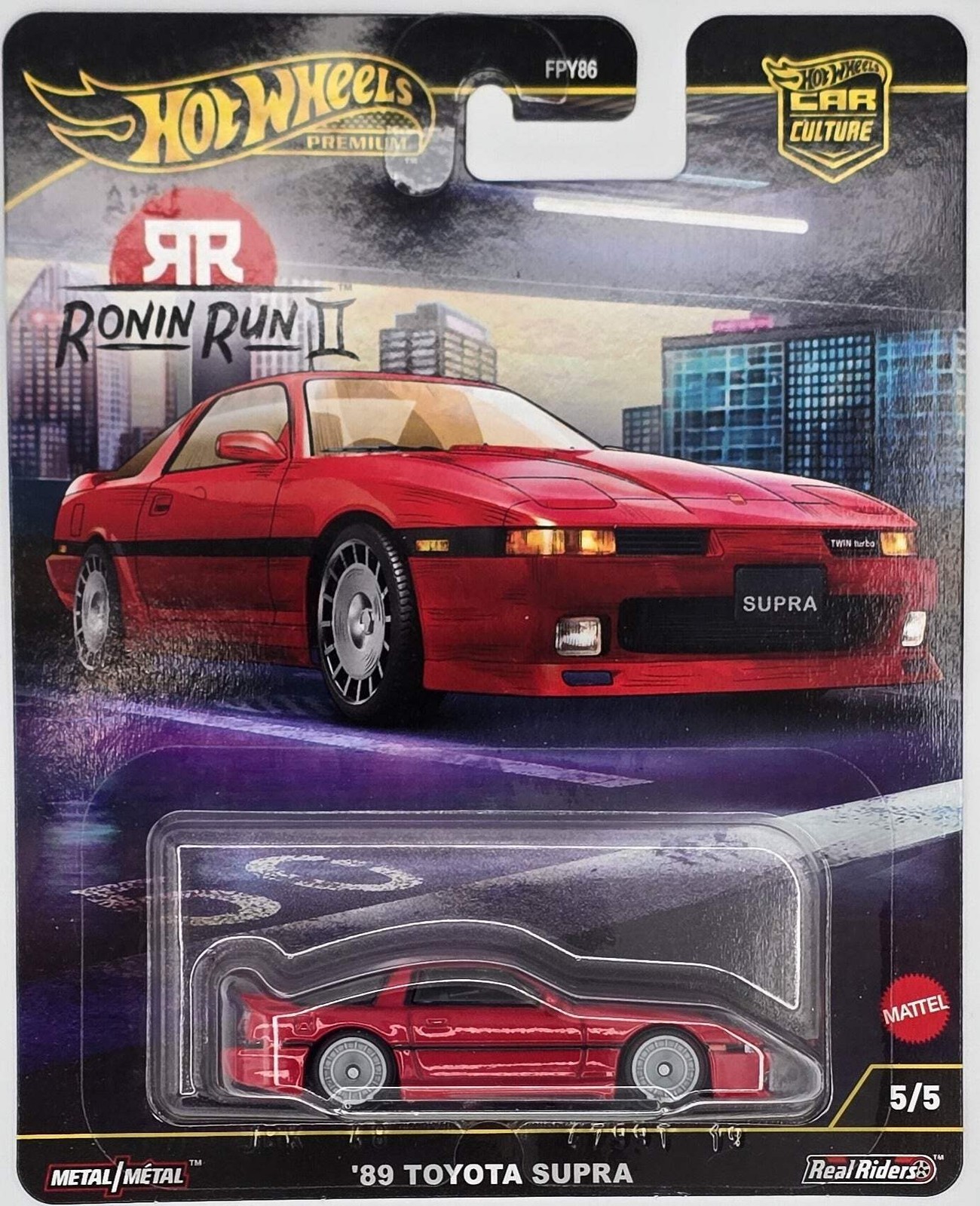Hot Wheels Car Culture Ronin Run II 1:64 Premium Set | Sealed Case & Chase Varia