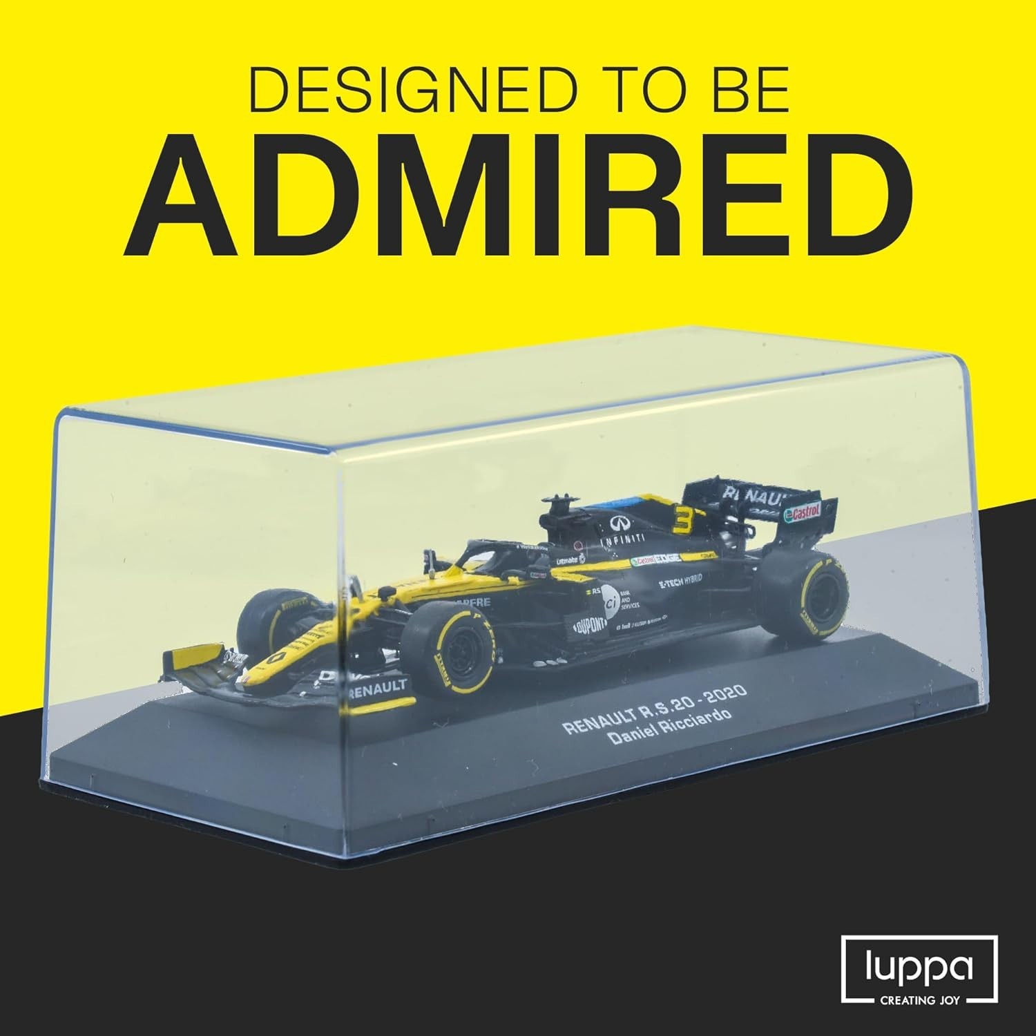 1:43 Scale Diecast Model of Renault RS20 F1 – Ricciardo & Ocon Collector’s Car