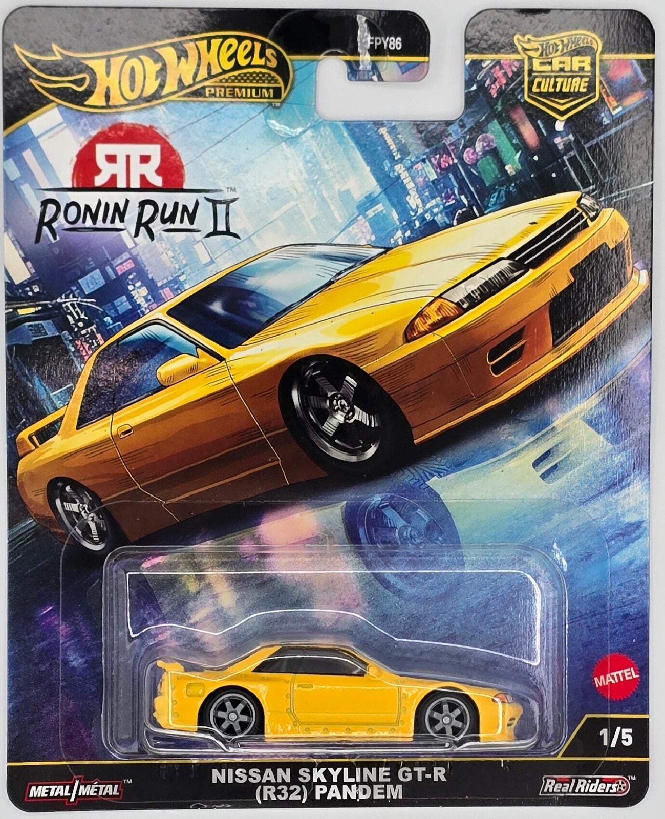 Hot Wheels Car Culture Ronin Run II 1:64 Premium Set | Sealed Case & Chase Varia