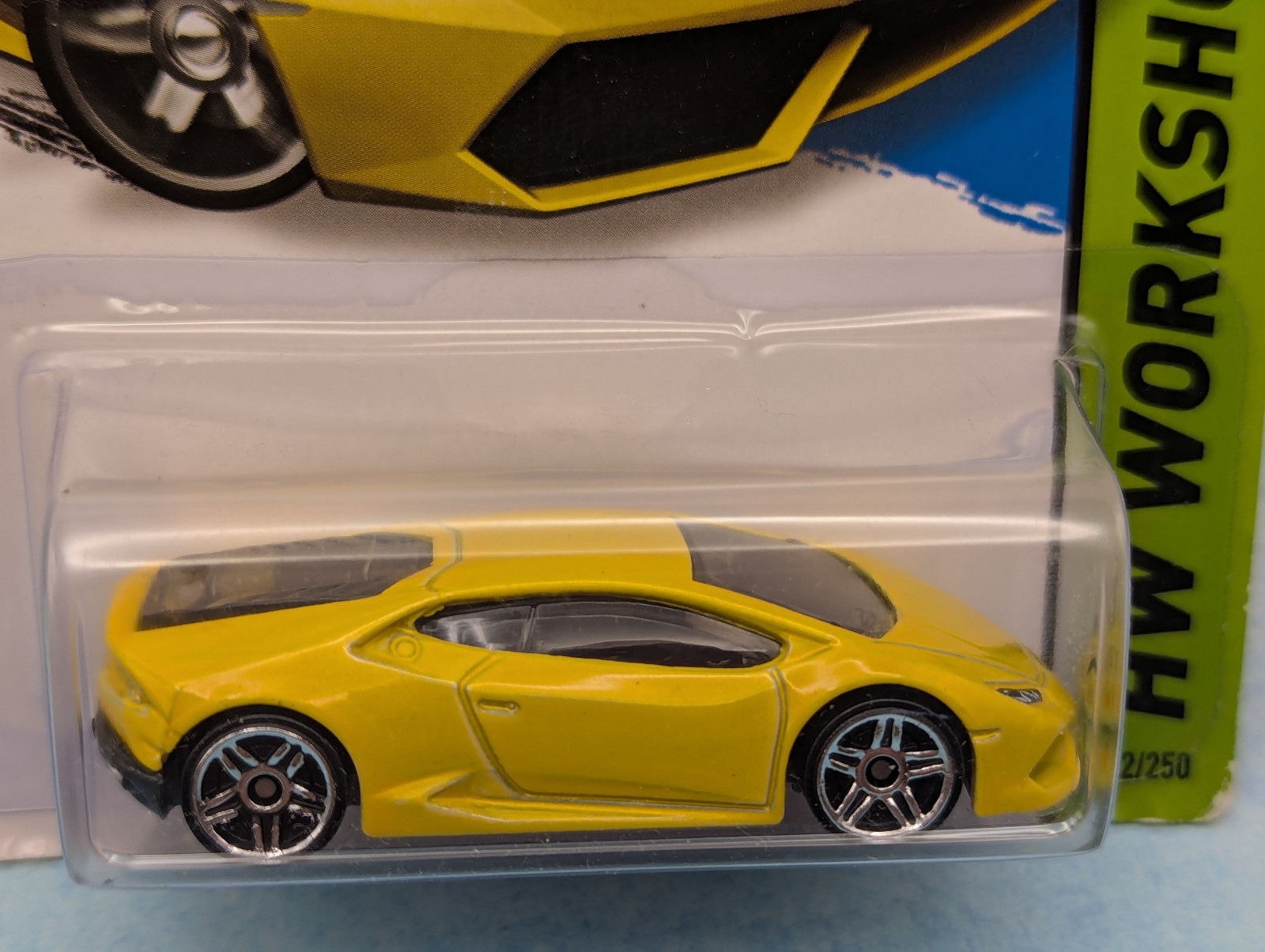 2015 Hot Wheels LAMBORGHINI HURACAN LP 610-4 #222 yellow;pr5 ✿HW GARAGE✿Z4