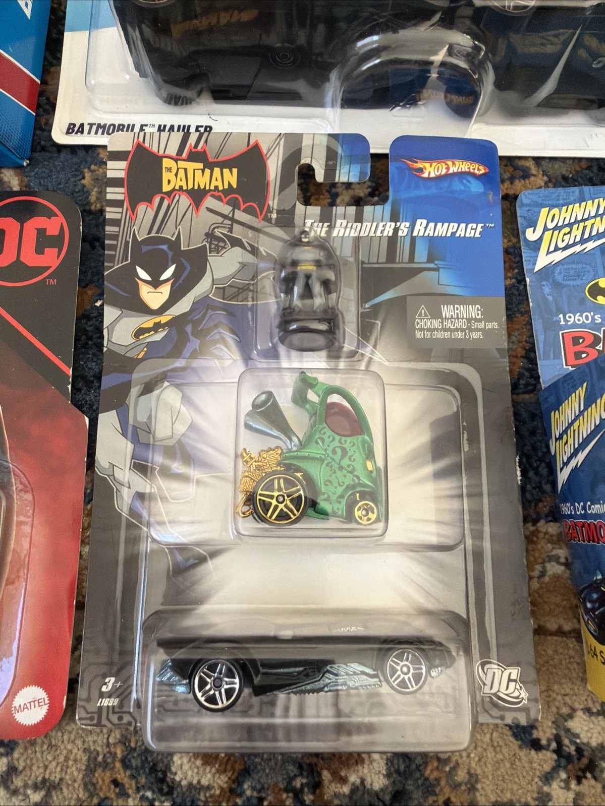 Hot Wheels Corgi Johnny Lightning Batman Lot – 13 Cars Jokermobile Bone Shaker