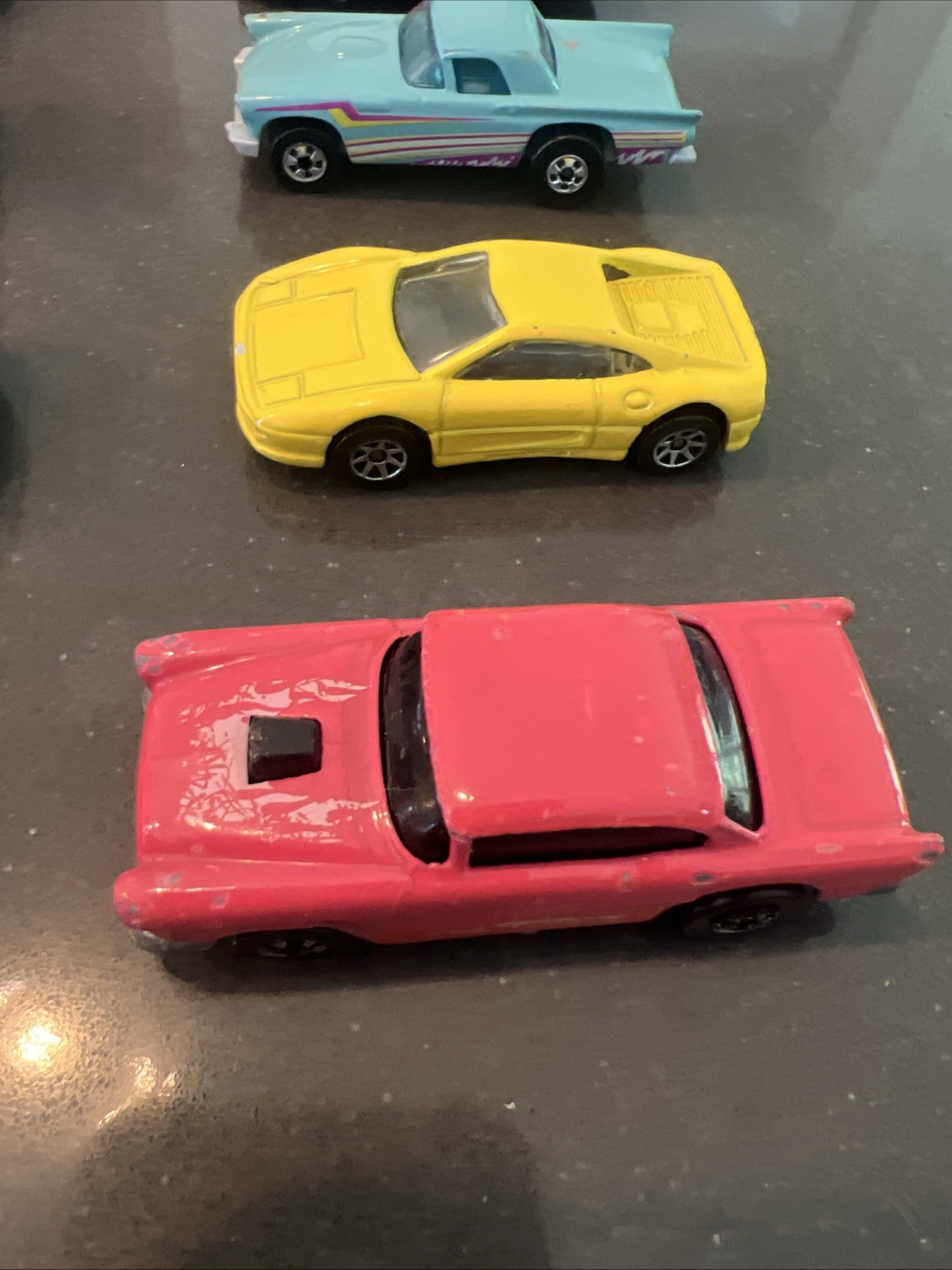 Lot Of 32 Diecast & Plastic Vintage Cars Trucks Mixed Brands See Description