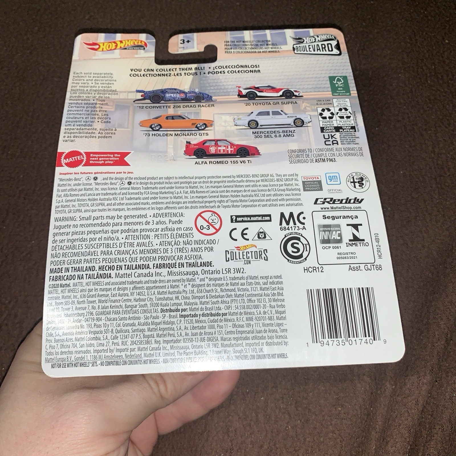 2022 Hot Wheels Premium, #51 ‘Boulevard’ ” ’12 CORVETTE Z06 DRAG RACER” Unopened