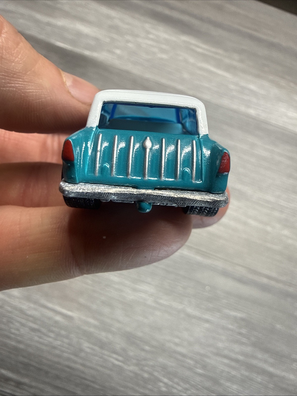 1996 Hot Wheels JC Whitney Aqua (1955) ’55 Chevy Nomad w/REAL RIDERS