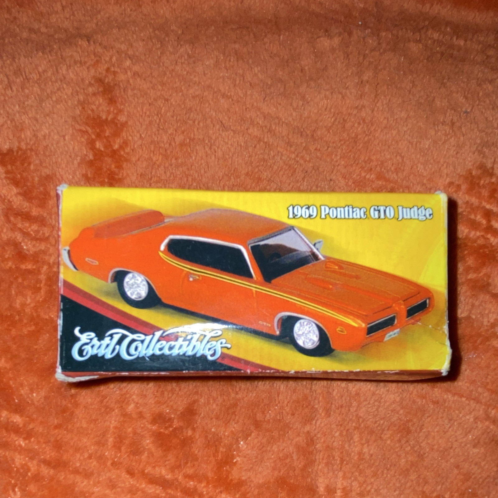 Ertl Collectibles 1:64 1969 Pontiac GTO Judge Orange Diecast Car Unopened Box