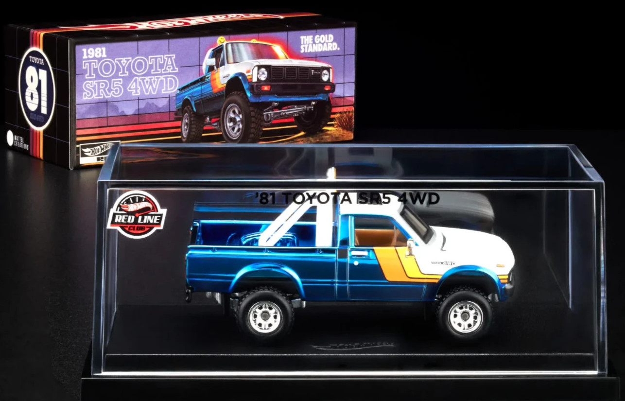 Hot Wheels Red Line Club Exclusive 1981 Toyota SR5 4WD Still in Unopened Package