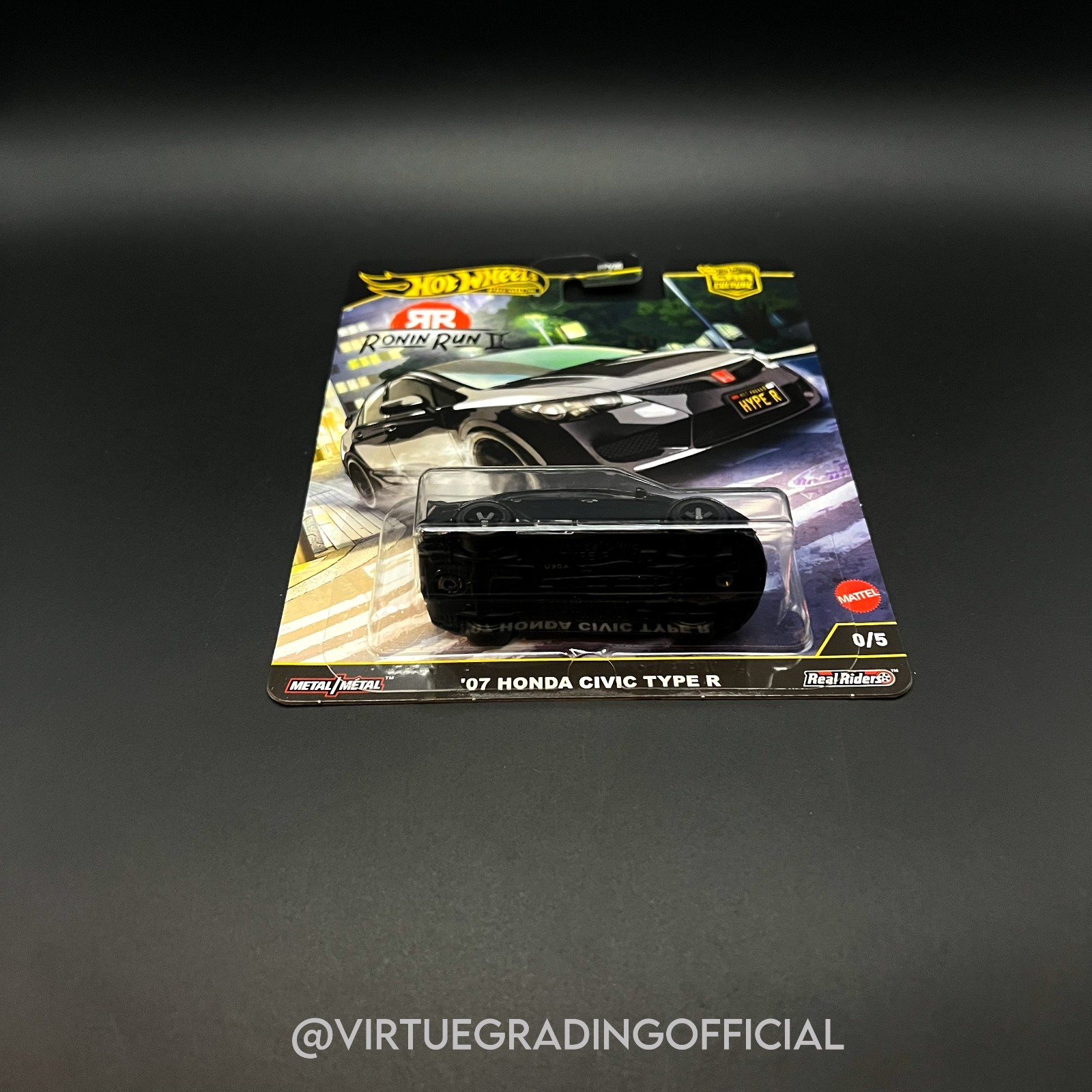 Hot Wheels Graded (CHASE) 9.75 MINT | 07 HONDA CIVIC TYPE R | RONIN RUN II