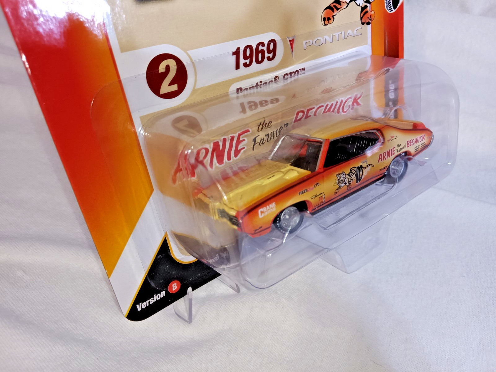 1:64 1969 THE JUDGE PONTIAC GTO ARNIE BESWICK CREAM COMPLETELY OUT OF PRODUCTION