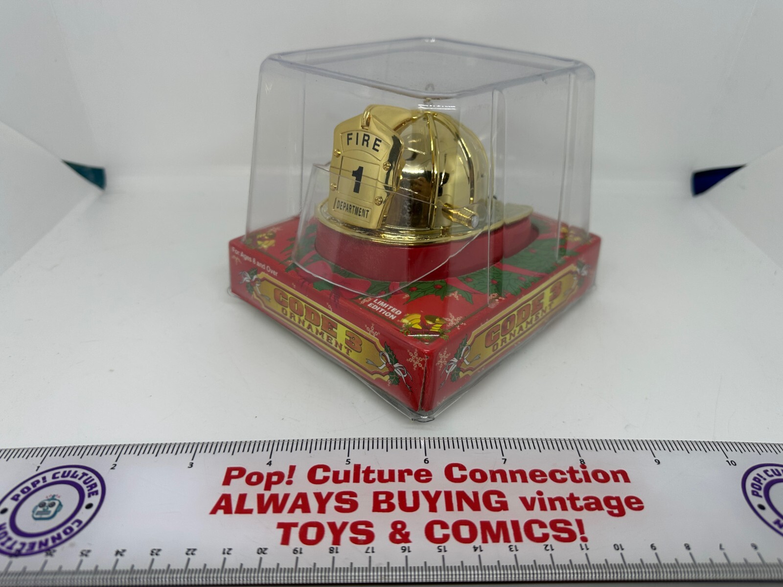 Limited Edition Code 3 Ornament Fire Department Fire Helmet