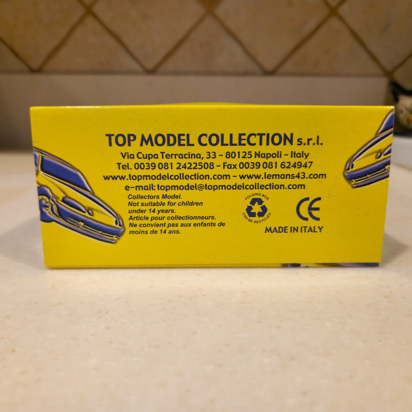 1:43 Top Model Collection 1950 Jaguar XK 120, Le Mans 1950 #17 White