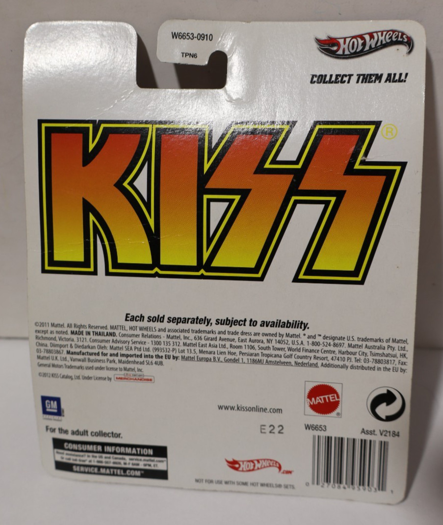 2012 Hot Wheels KISS ’56 Chevy Nomad Delivery Paul Stanley Sealed