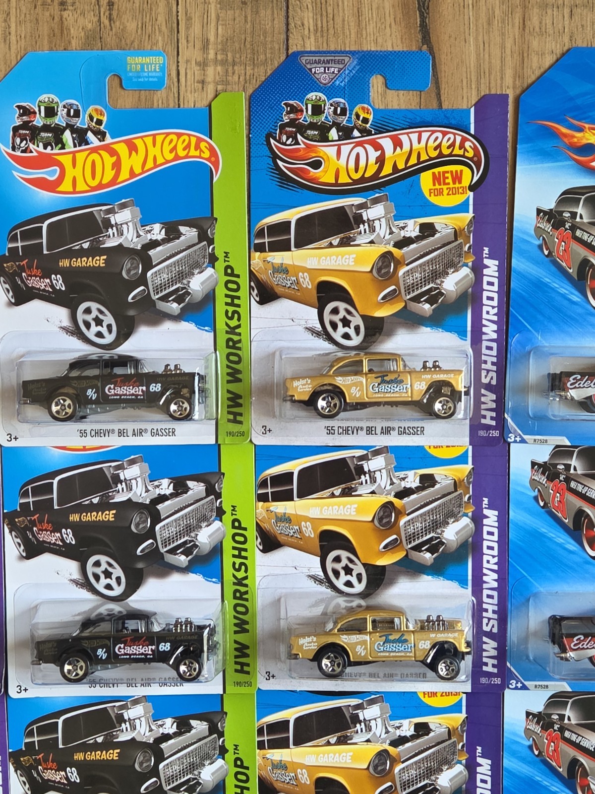 12 Hot Wheels ’55 Chevy Bel Air Gasser HW Showroom ’57 Chevy Bel Air Variations