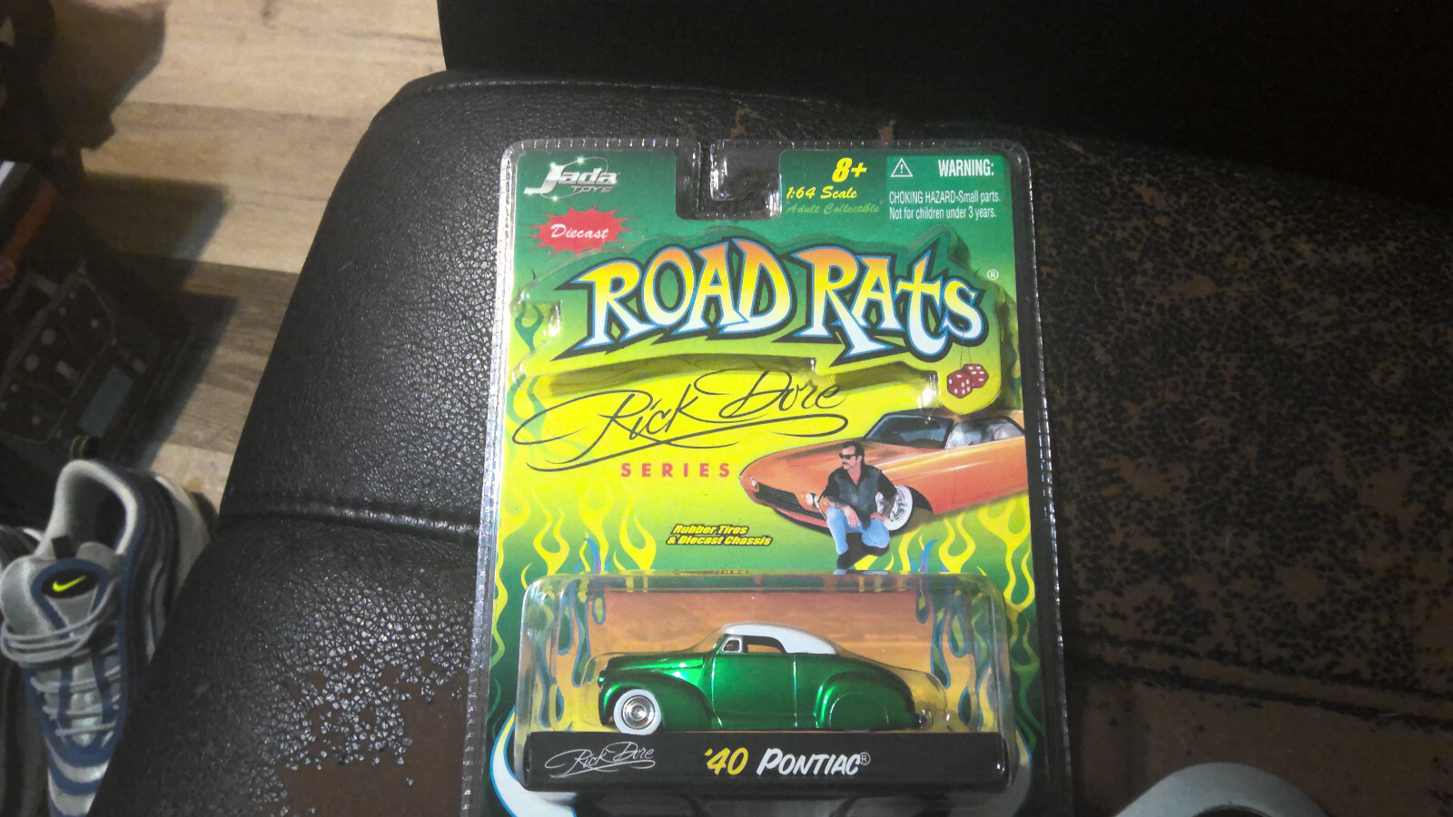 Jada Toys Road Rats Rick Dore Kustoms Series ’40 Pontiac Green Highly Detailed