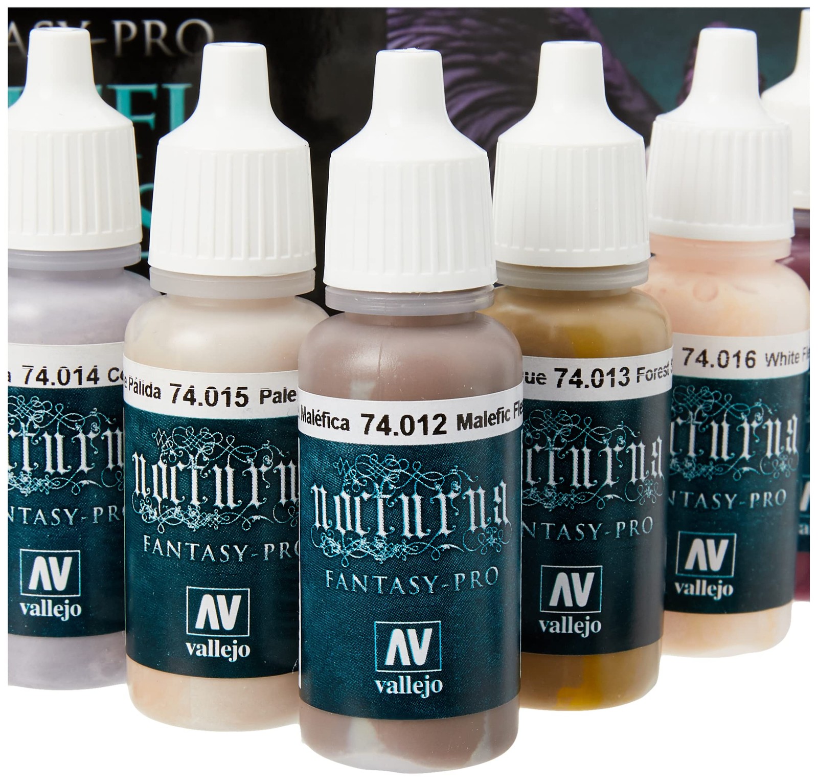 Pro Nocturna Malefic Flesh Acrylic Paint Set|Ideal Flesh Tones for Fantasy and