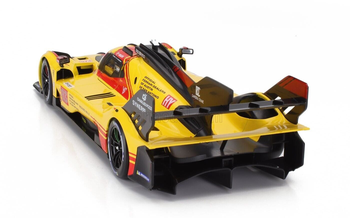 Bburago Ferrari 499P 3.0L #83 AF Corse Winner 2025 24hr Le Mans 1:18 W/ DISPLAY
