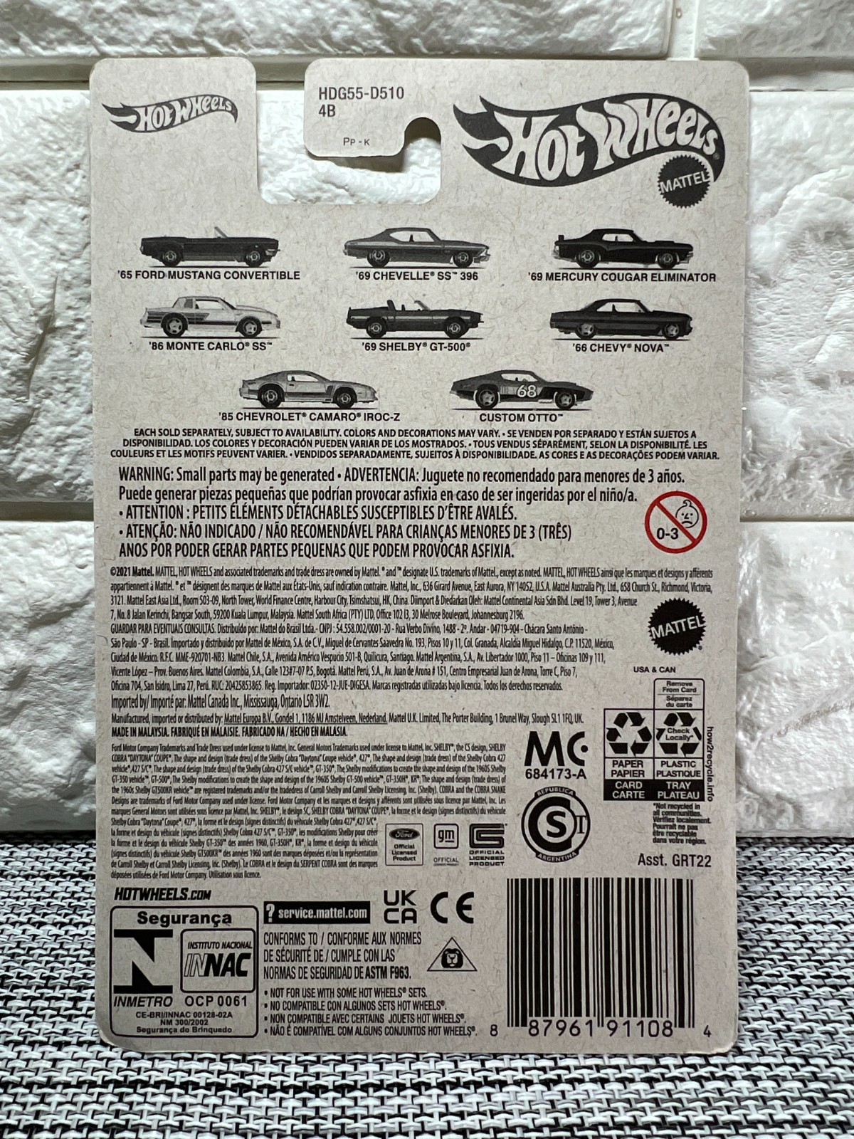 Hot Wheels Flying Customs ’69 Mercury Cougar Eliminator Target Exclusive Black