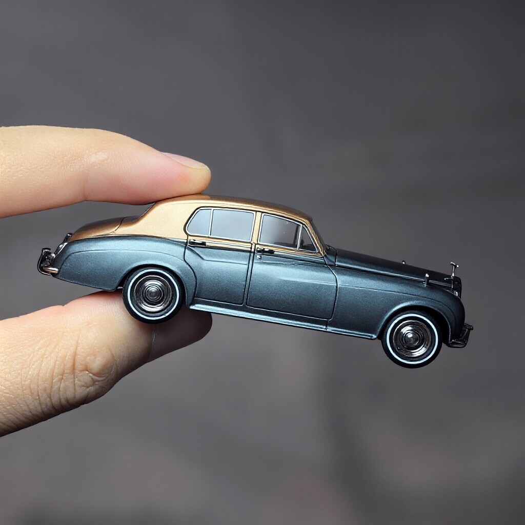 GFCC 1:64 Limited 1955 Silver Cloud I Classic Model Diecast Metal Car