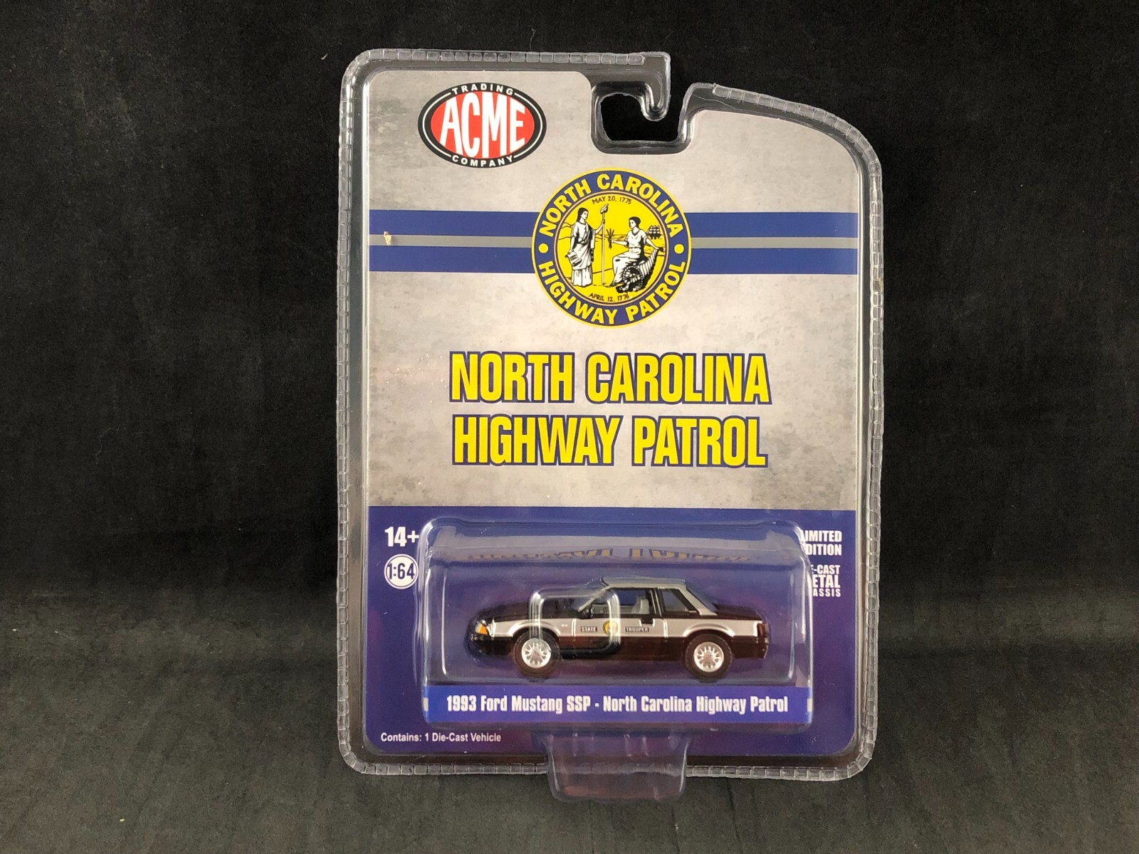 Acme/Greenlight 1993 Ford Mustang SSP – North Carolina Highway Patrol 51495