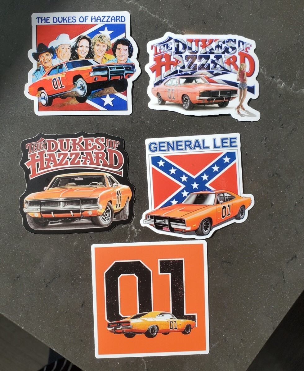 Dukes Of Hazzard STICKERS VARIETY 10 PACK *WORLDWIDE 🌐SHIPPING*