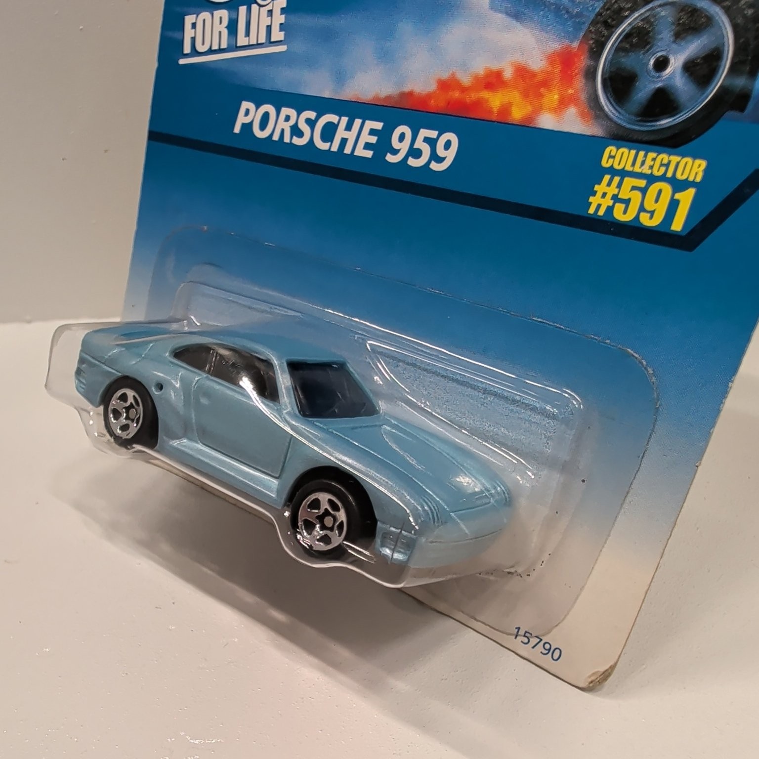 Hot Wheels Porsche 959 Light Blue 1:64 Diecast Collector Supercar #591