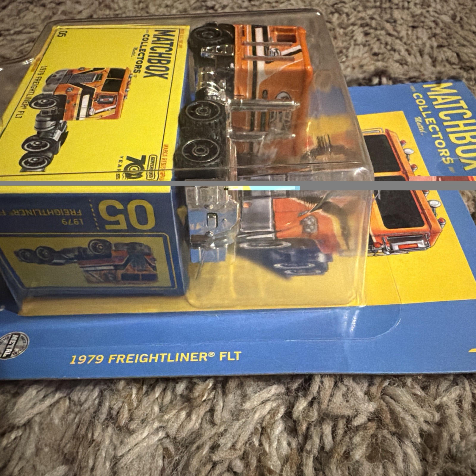 2023 Matchbox Collectors Premium 1979 Freightliner FLT Orange