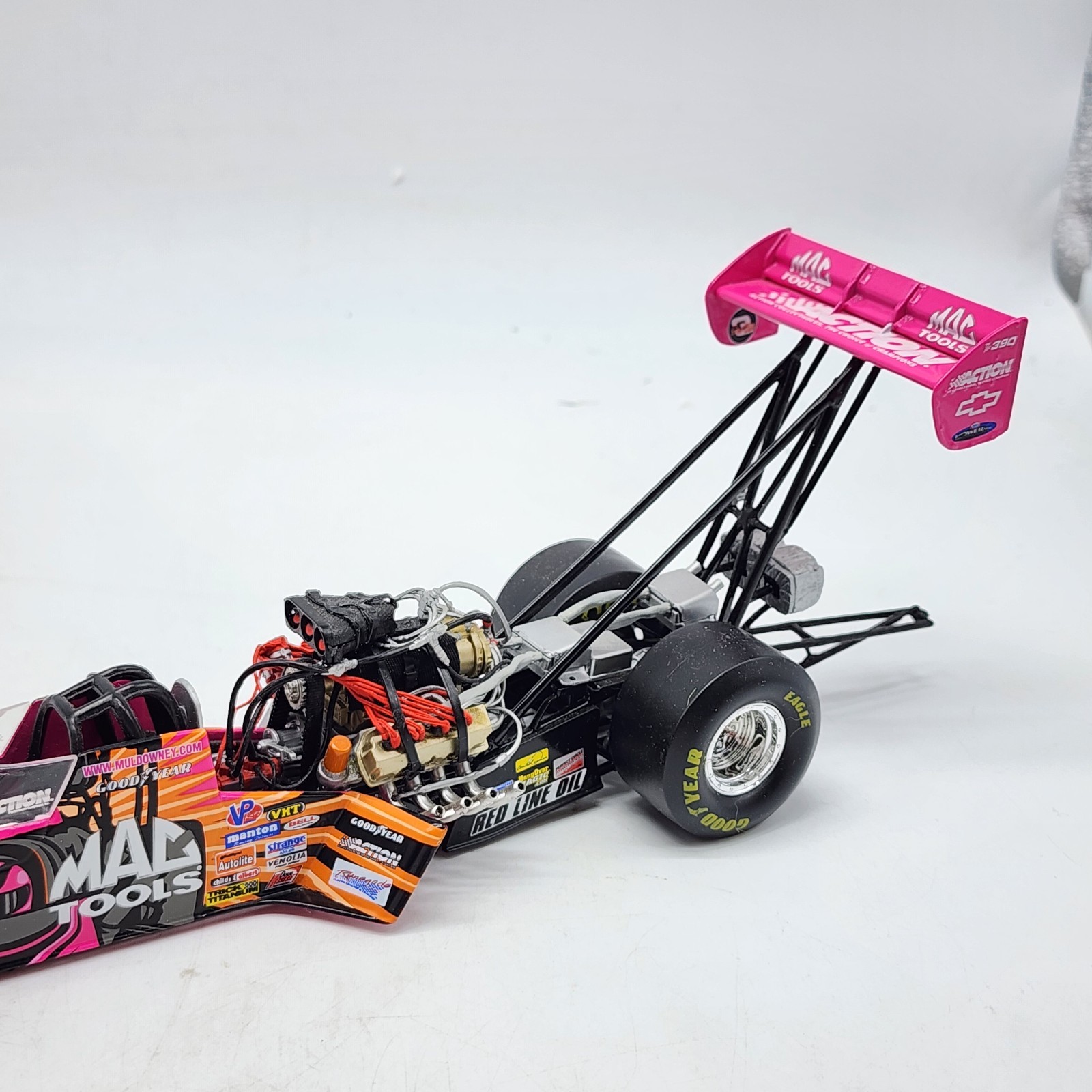 63D SHIRLEY MULDOWNEY Mac Tools/The Last Pass 2003 Top Fuel Dragster 1/24 W Box