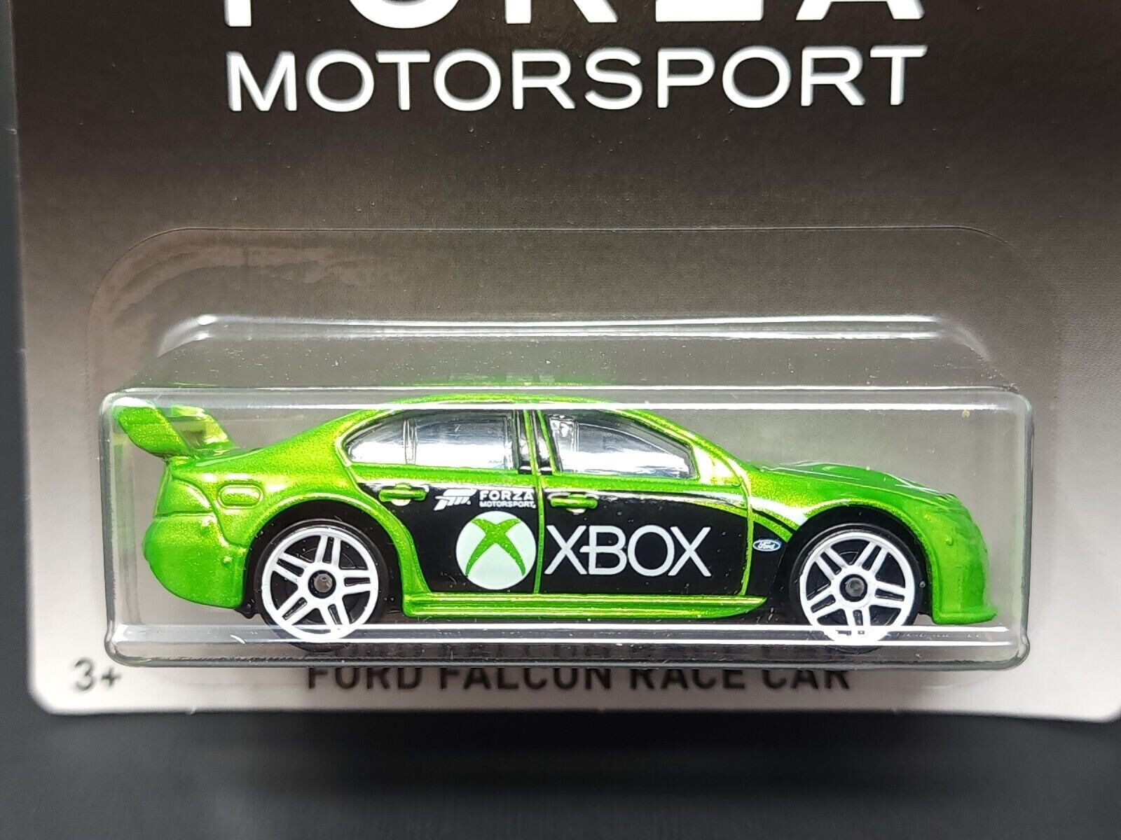 Hot Wheels 2017 Forza Motorsport Ford Falcon Race Car XBOX Green 1:64 Diecast
