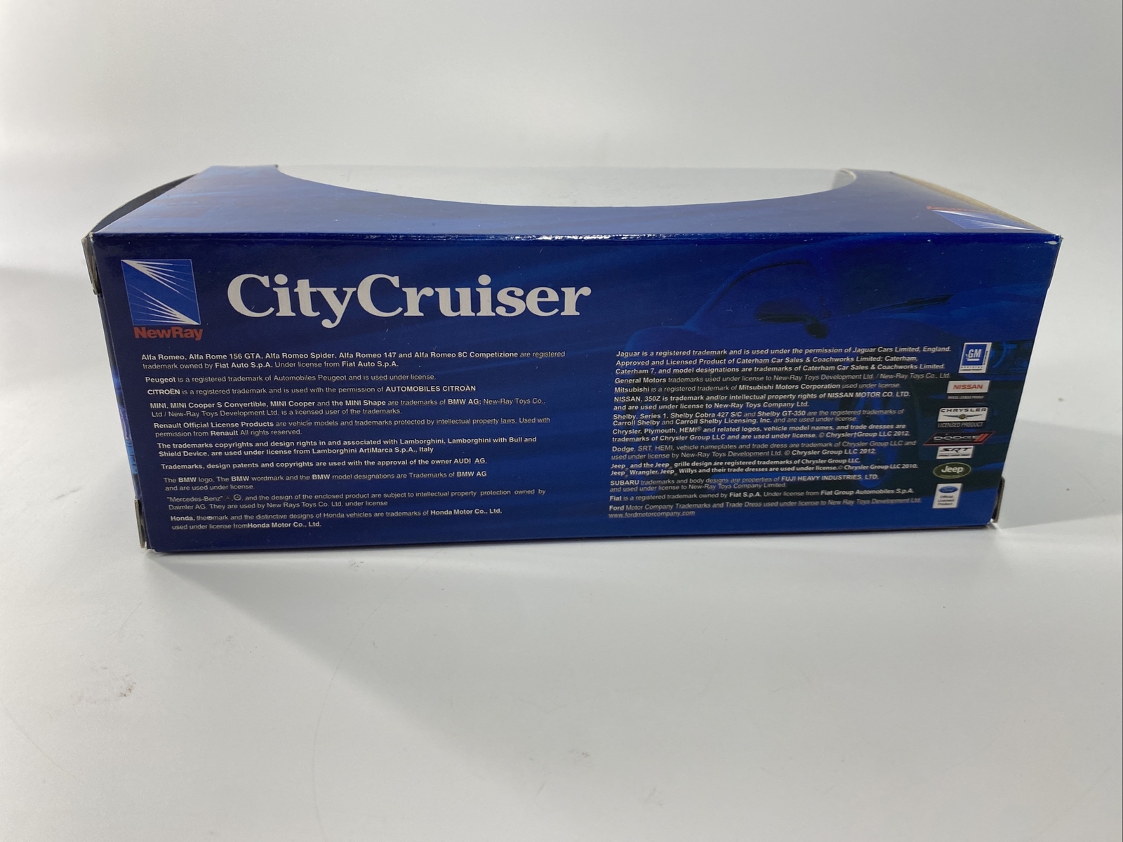 New Ray City Cruiser Chevy Camaro Z28 Light Blue White Stripes 1:32 New