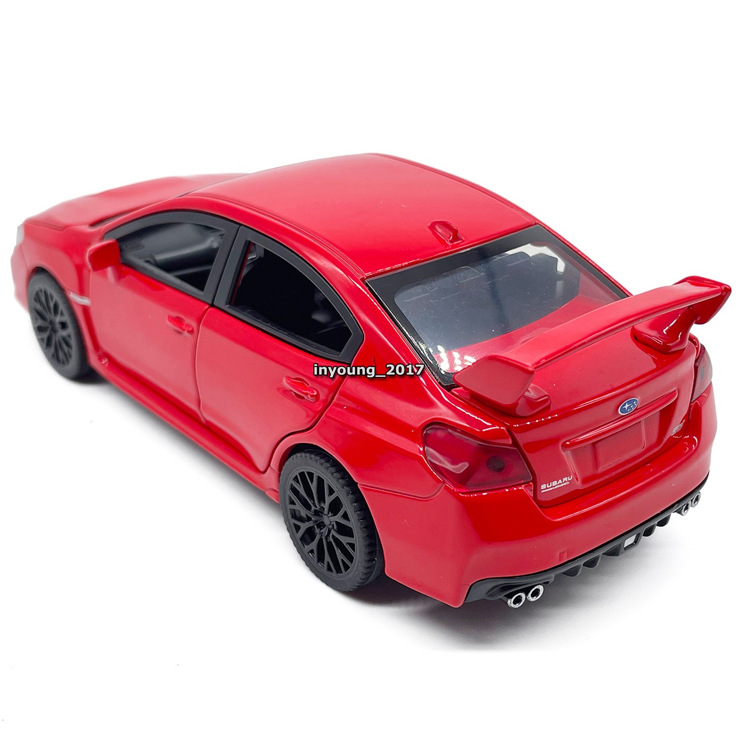 1/30 Subaru WRX STI Model Toy Car Diecast Toy Vehicle Boys Toys Kids Gifts Red