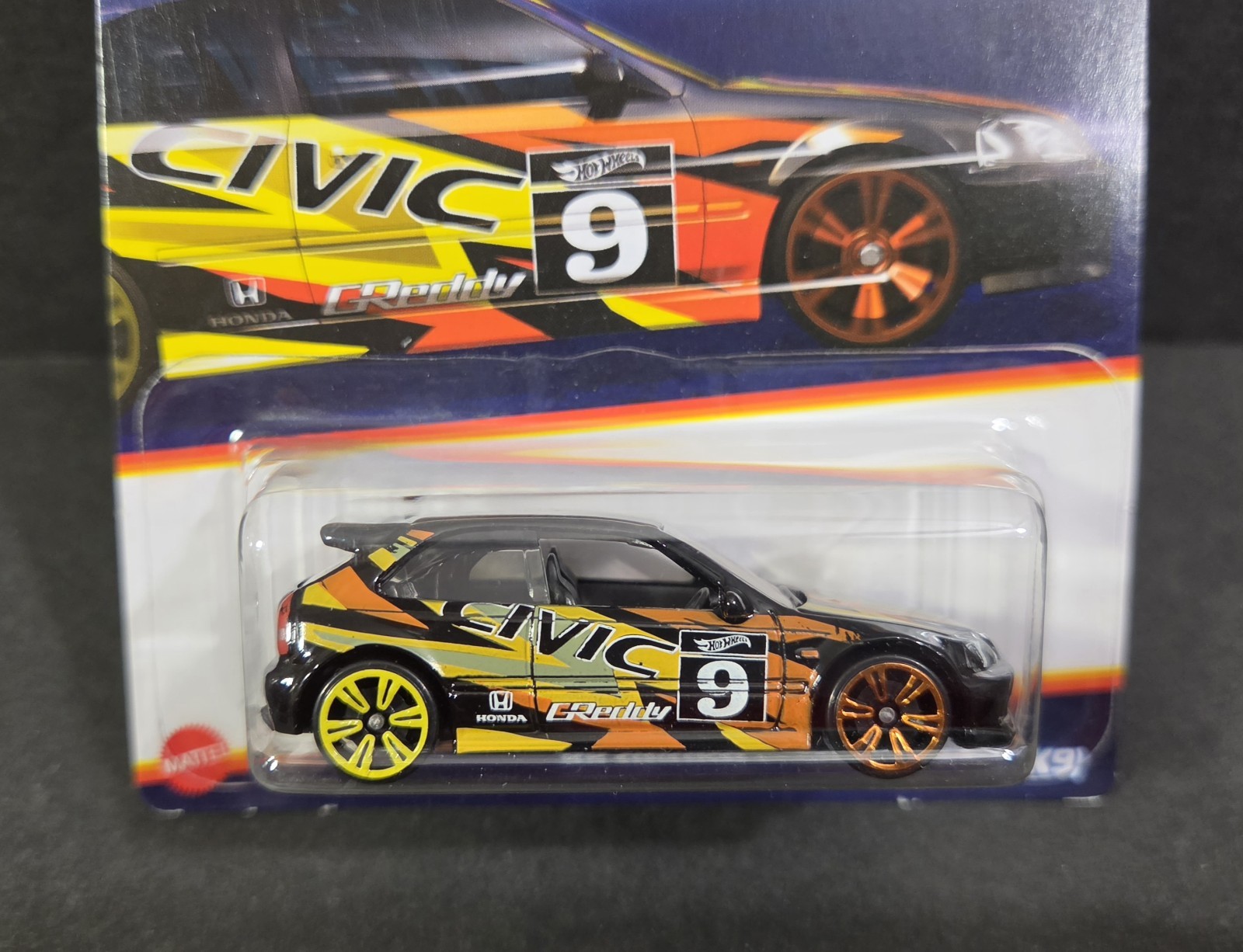 NEW 2023 Hot Wheels Neon Speeders ’99 Honda Civic Type R [EK9] Walmart Exclusive