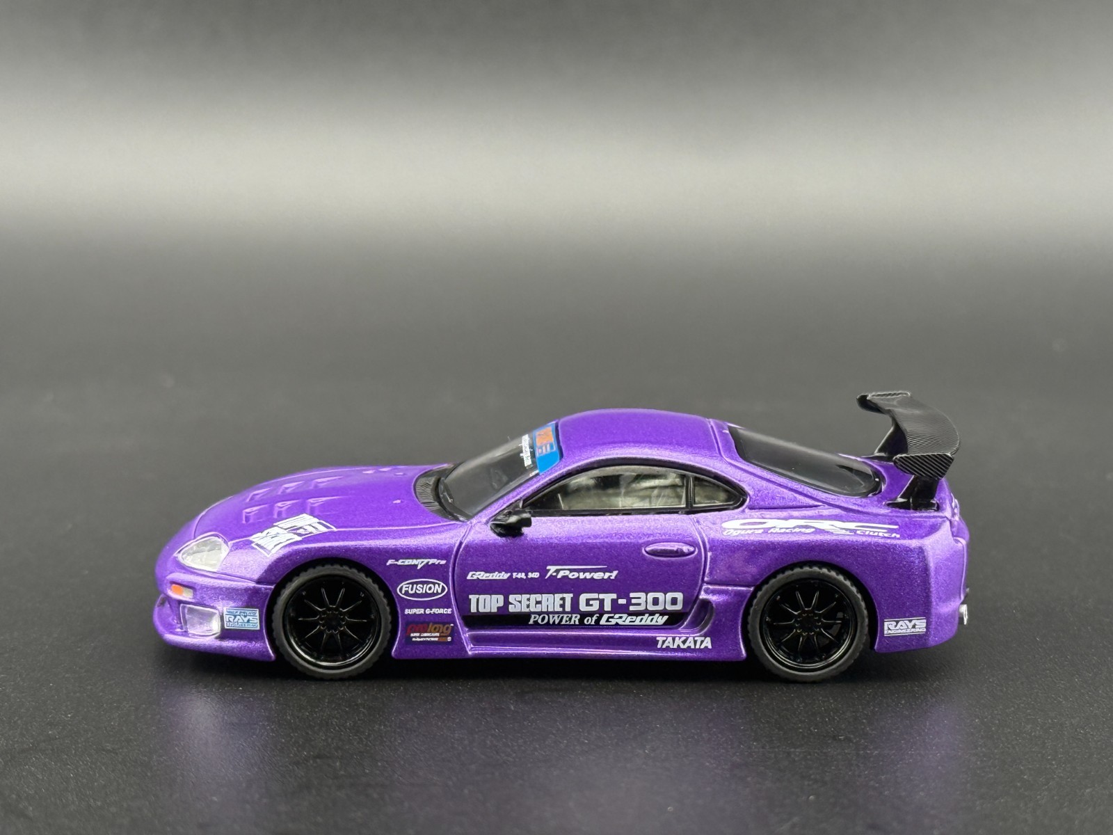 Mini GT Toyota Supra (A80) Top Secret GT-300 Purple #1067 1/64