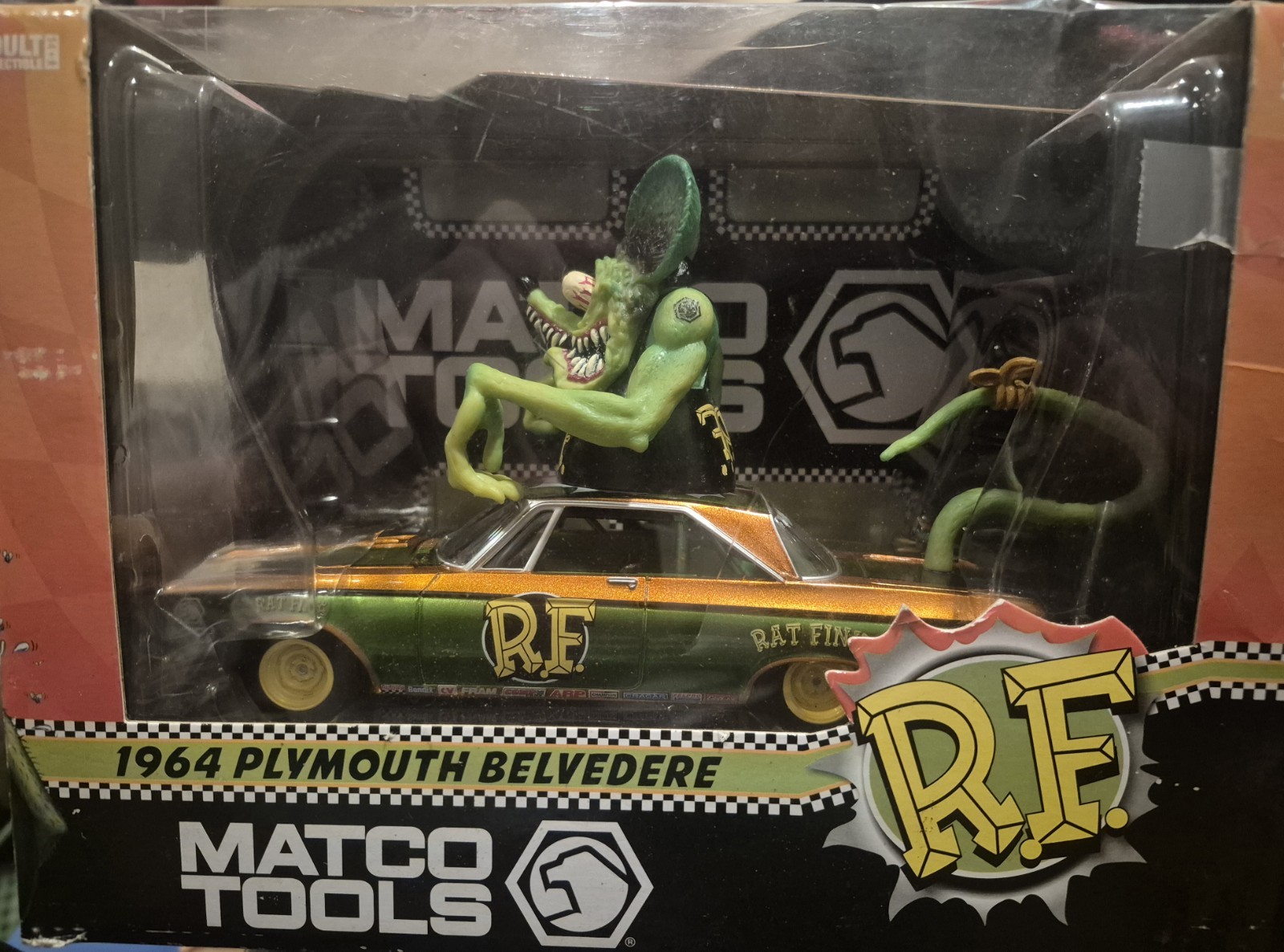 Rat Fink Matco Tools 1964 Plymouth Belvedere 1:24 Die cast Car New in Box Sealed