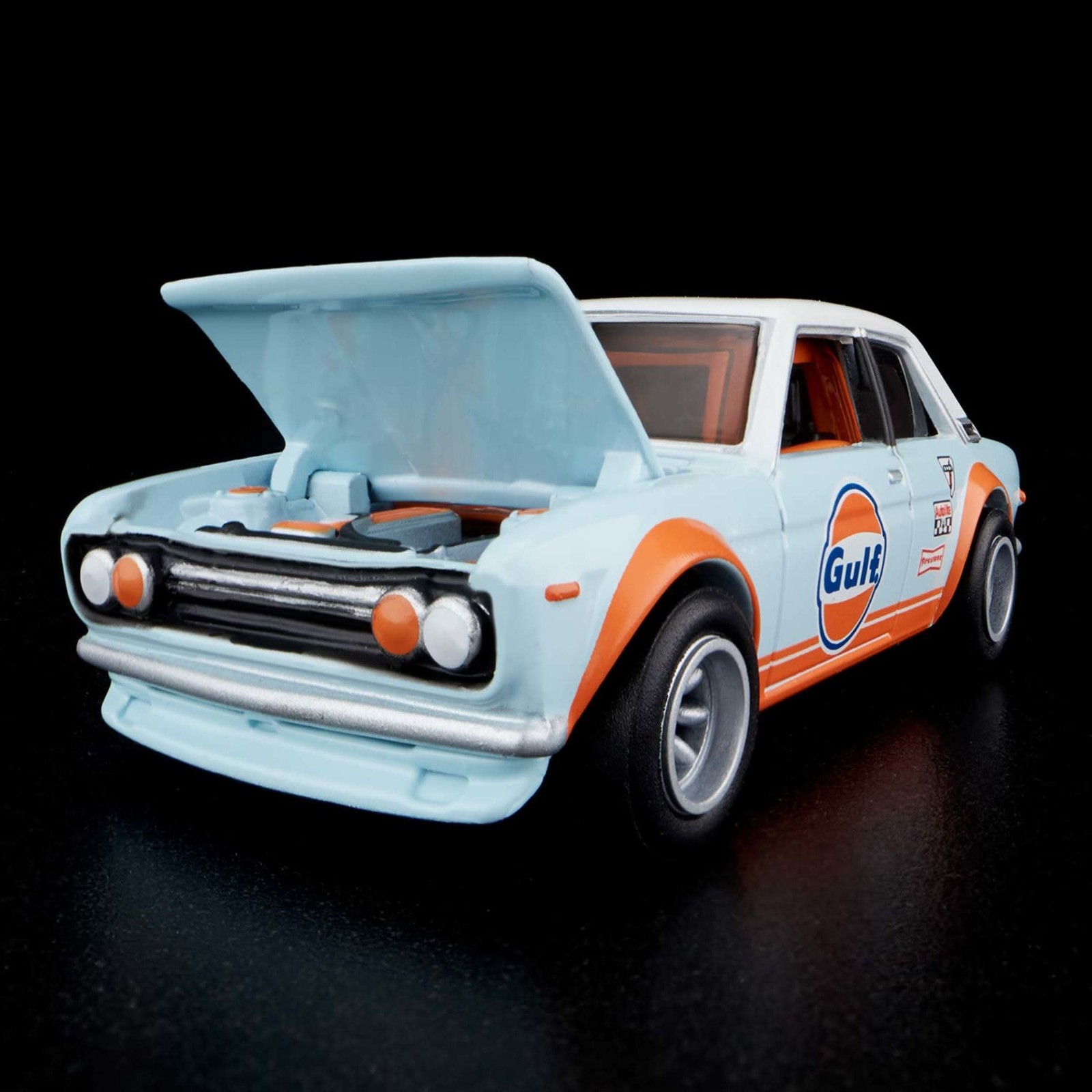 Hot Wheels ~ RLC ~ HGW17 ~ Datsun 510 ~ Gulf Oil ~ Sameday Shipping
