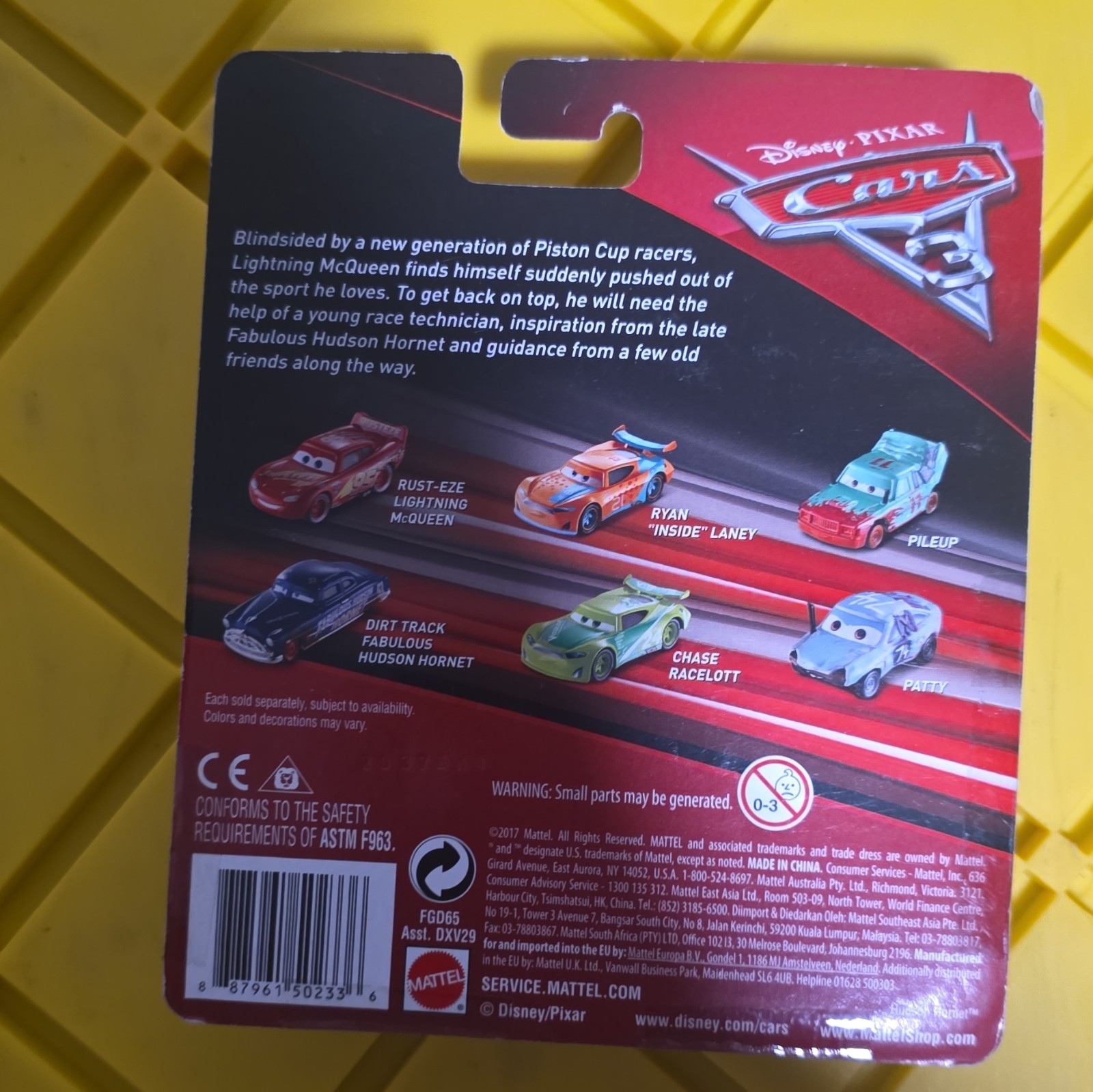 Mattel Disney Pixar Cars 3 Bubba Wheelhouse Diecast Car Blue 2017 Unopened Box