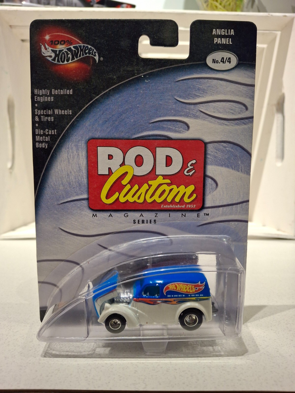 100% Hot Wheels Rod and Custom Magazine ANGLIA PANEL