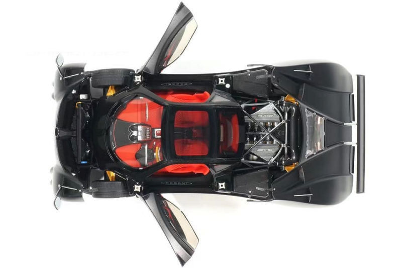 Very Rare Almost Real 1/18 Pagani Zonda F 2005 Matt Black Limited Edition 500