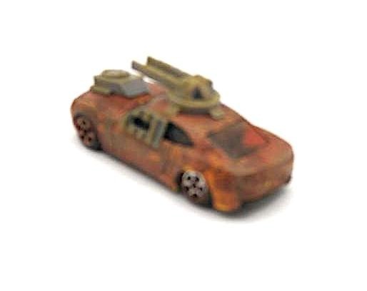 Custom Mad Max Zombie War Wasteland Road Warrior Truck 1/64 Hot Wheels Vehicle