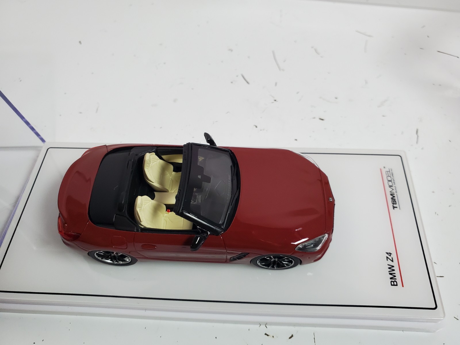 TSM Model 1:43 BMW Z4 RED – Open Box – Damaged Case