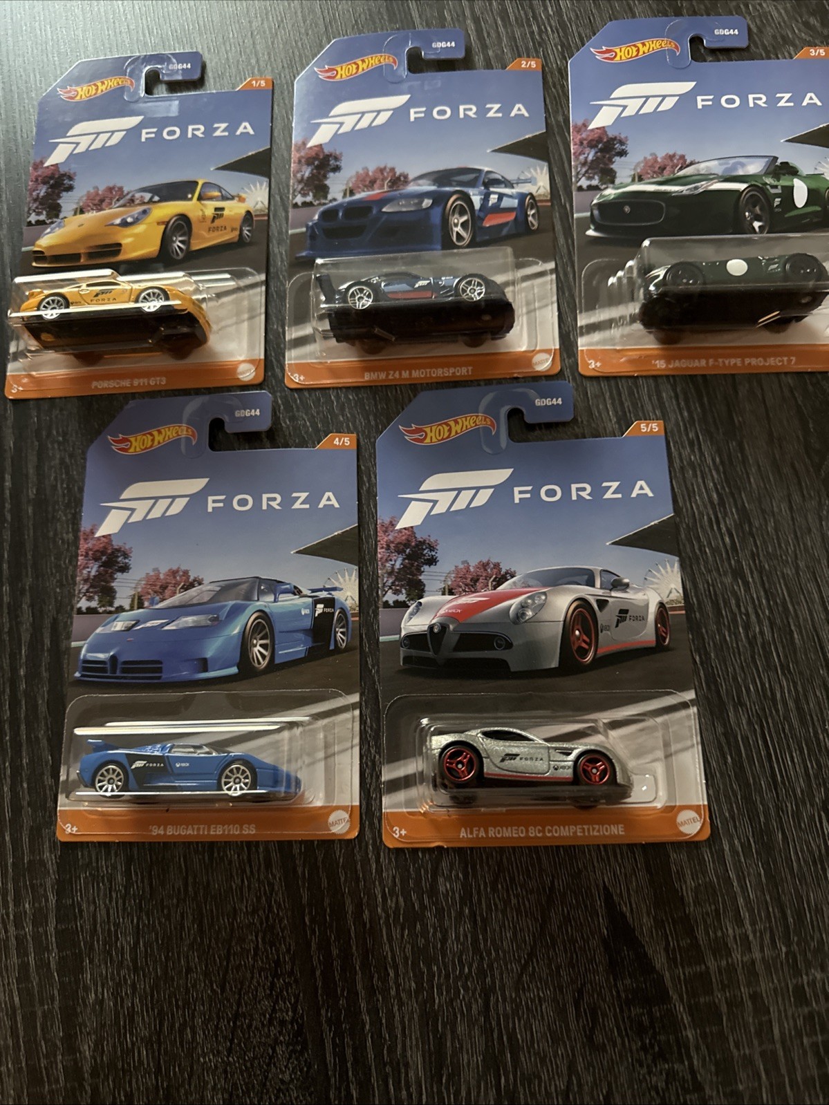 Hot Wheels Forza Set Of 5