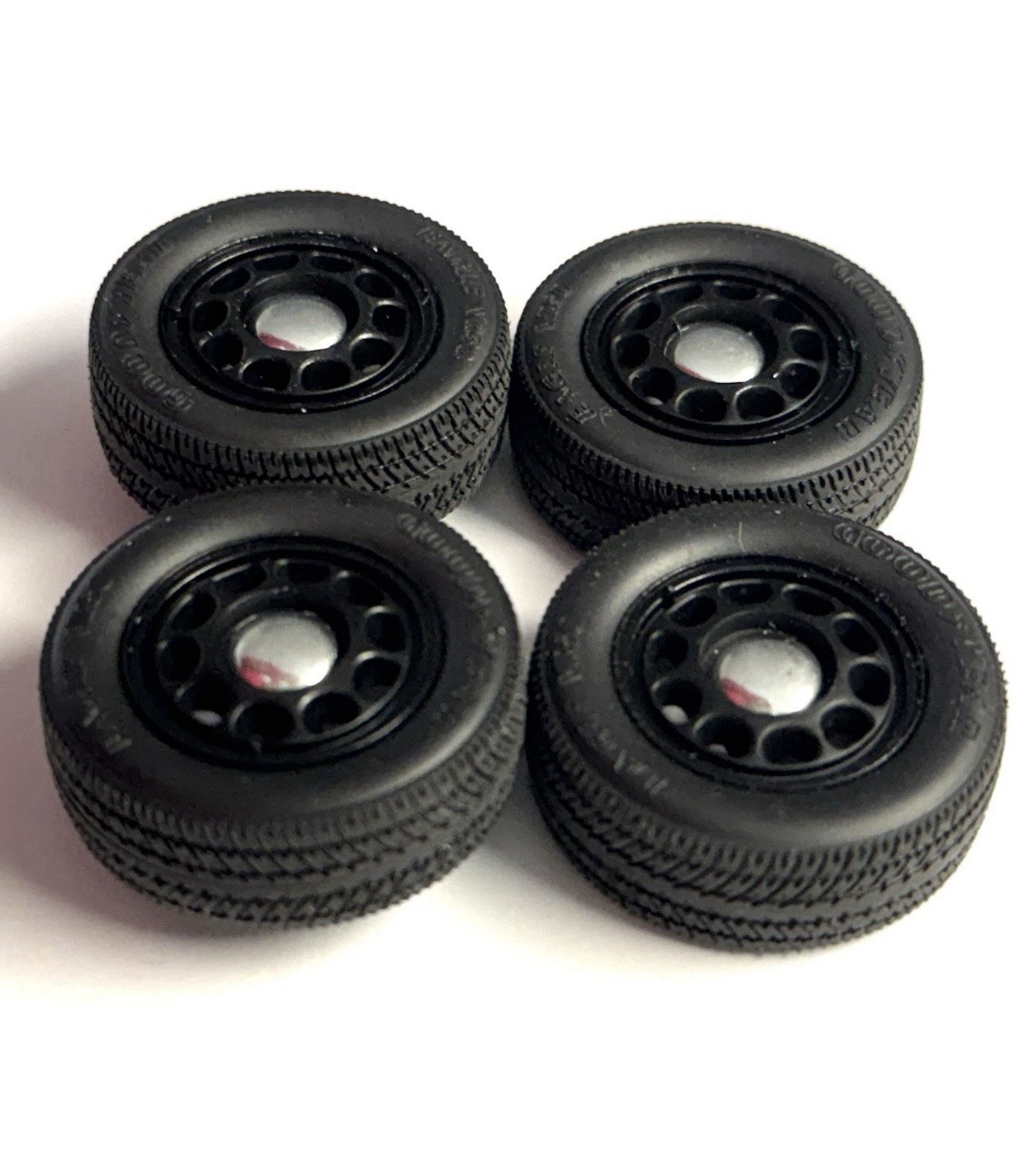 GMP Steel Wheels & Goodyear Tires 1/18 Scale For (Police car) Diecast Models