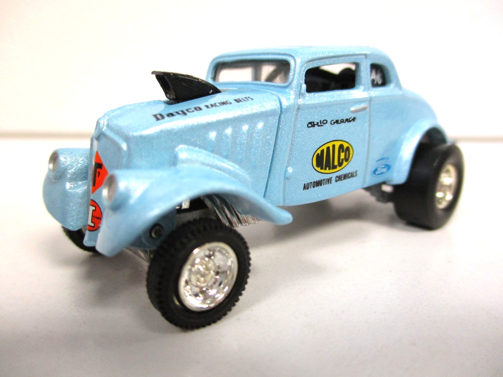 HOT WHEELS – “OHIO” GEORGE MONTGOMERY 1933 WILLYS GASSER DRAG CAR – REAL RIDERS