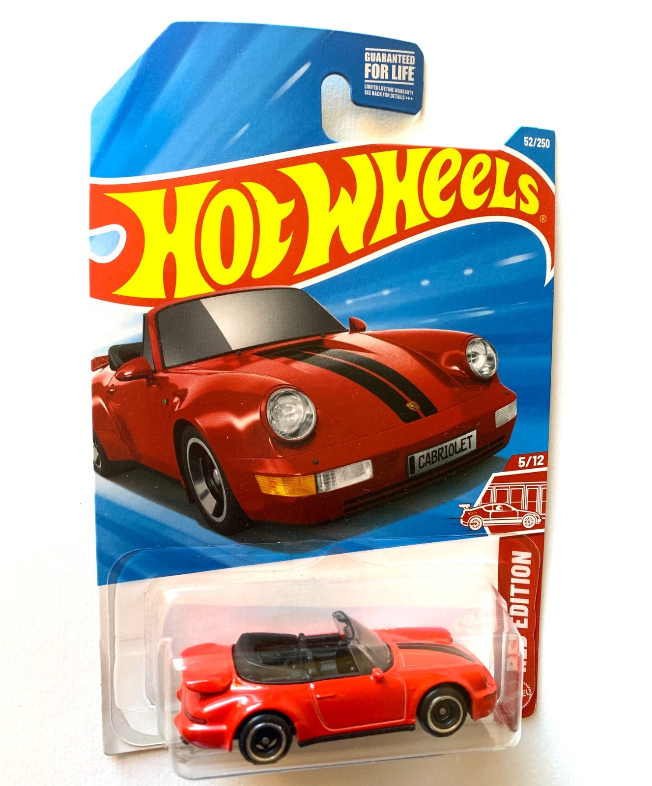 Hot Wheels Red Edition Porsche 911 Turbo Cabriolet