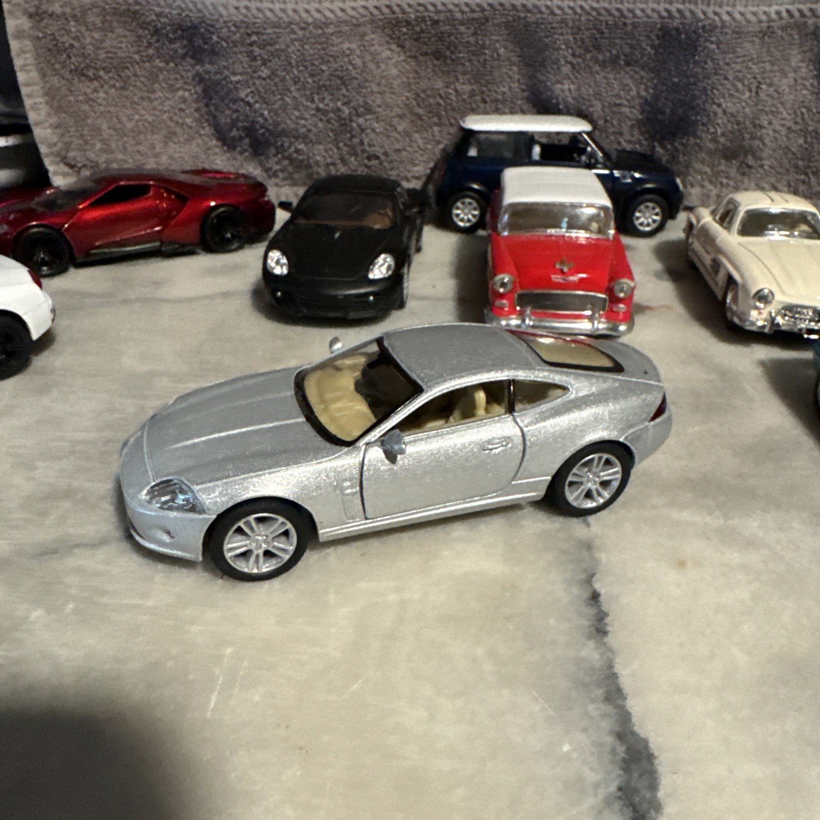 Lot Of Used Mixed Brand Toy Cars KINSMART ,and other Diecast 13 Total.