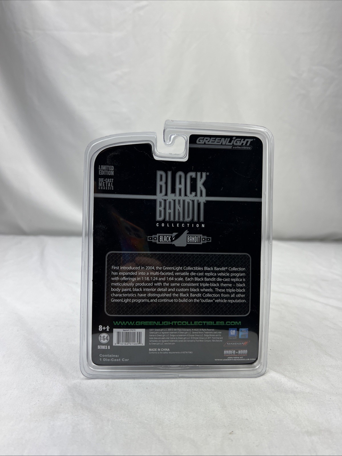 Greenlight Collectibles Black Bandit 1:64 1989 Ford Mustang GT 1 of 3000 Made!!