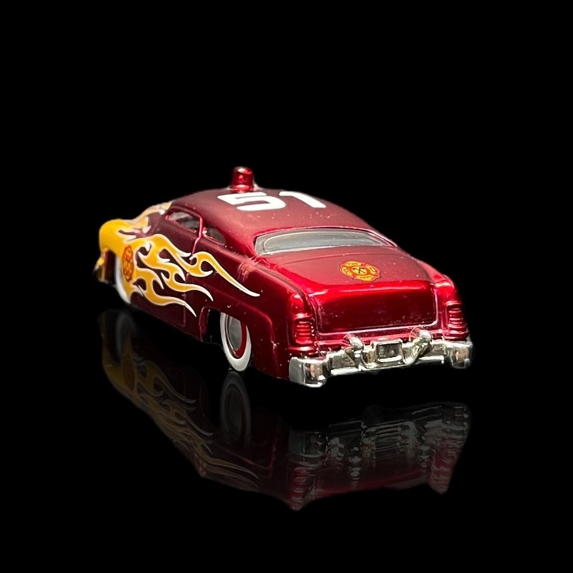 ’51 Mercury Lead Sled Fire Dept. 1/64 Scale Premium Diecast w/ RR’s