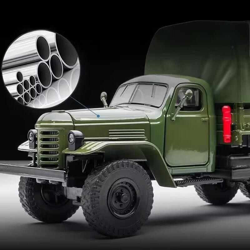 1:32 CA30 CA10 Diecast Tactical Truck Military Model with Sound & Light Toy